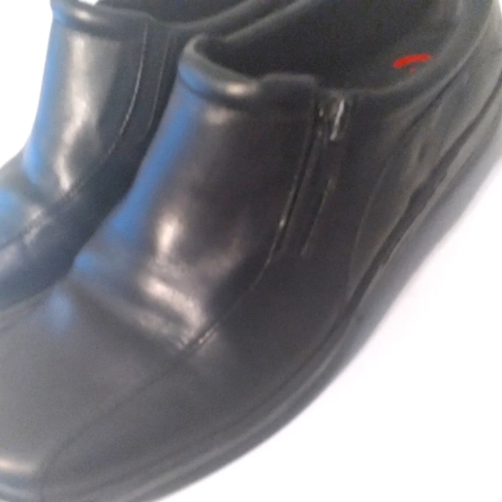 Naturalizer Black Leather‎ Upper Support Comfort Shoes Side Zipper Closure 8